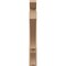 Ekena Millwork 6-in W x 44-in D x 44-in H Balboa Slat Rough Cedar Woodgrain TimberThane Outlooker, Primed Tan OUTUR060X44X44BOA24RCPR - alternate 2